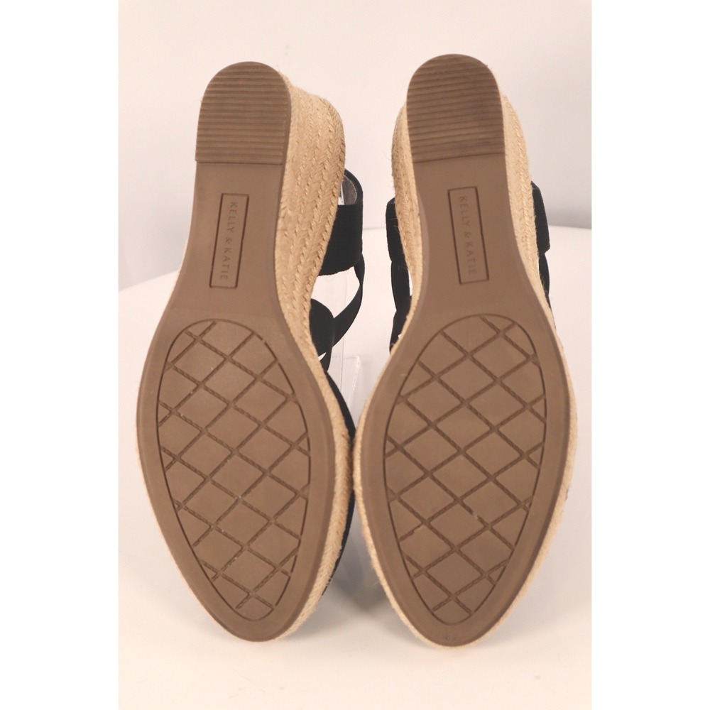 Kelly & Katie Kenedy Pump Crisscross Strap Espadrille Wedge Sandals-Size 8M - Picture 7 of 7